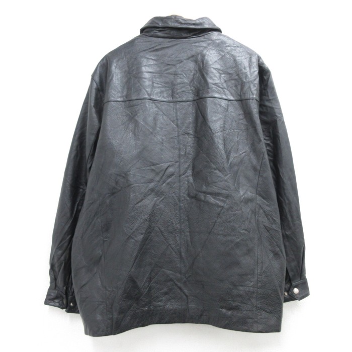 古着通販 XL☆古着 セントジョンズベイ St.John's Bay 長袖 レザー