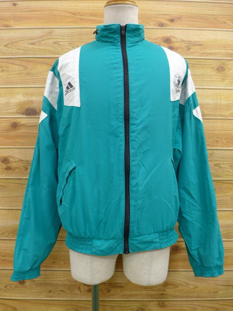 古着通販 L☆古着 ナイロン ジャケット 90年代 adidas アディダス