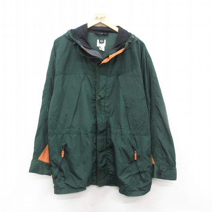 【50%OFF】ギャップ 00s ナイロンジャケット ウインドブレーカー グリーン L | 古着