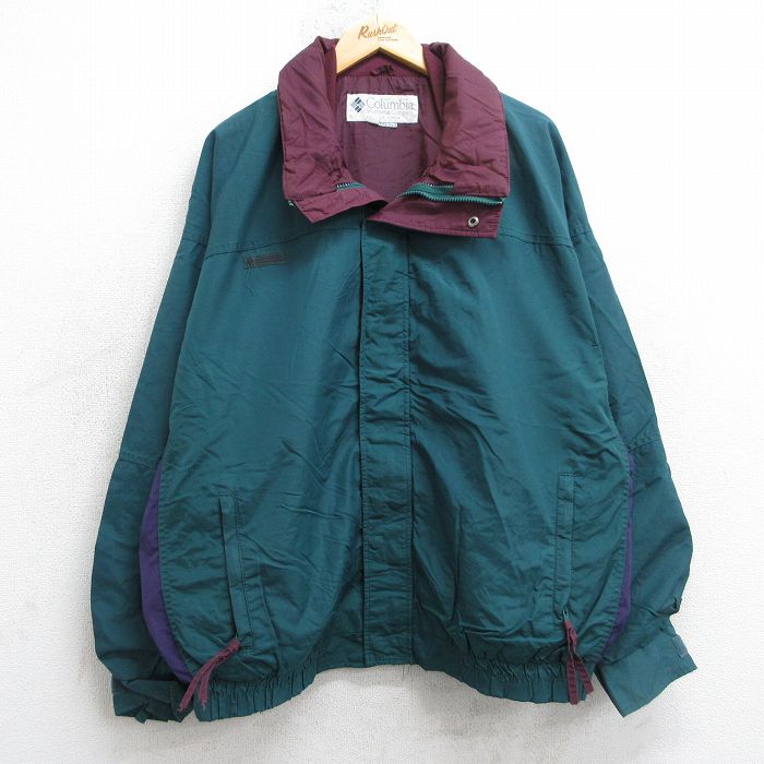 コロンビア 90s ナイロンジャケット Bugaboo グリーン XL | 古着