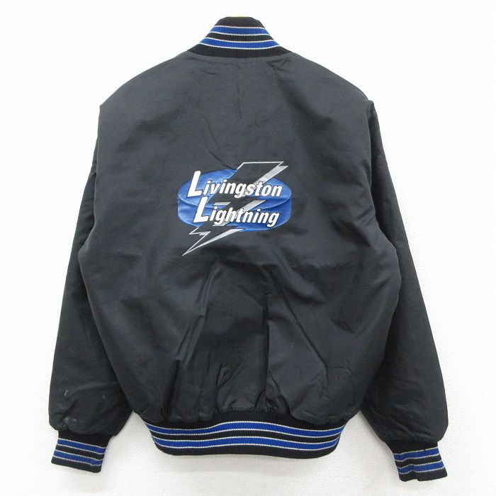 デロング 90s ナイロンジャケット Livingston Lightning ブラック M | 古着