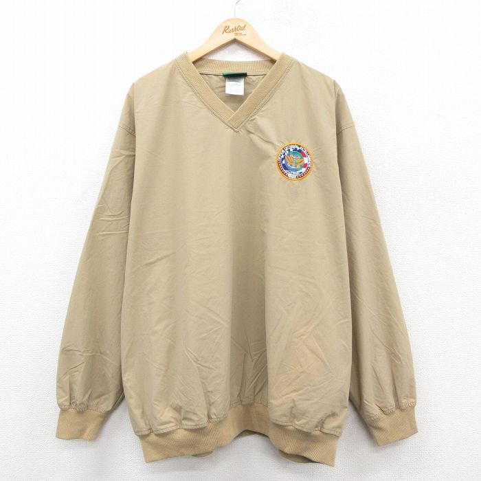ナイロンジャケット NAVAL ベージュ XL | 古着