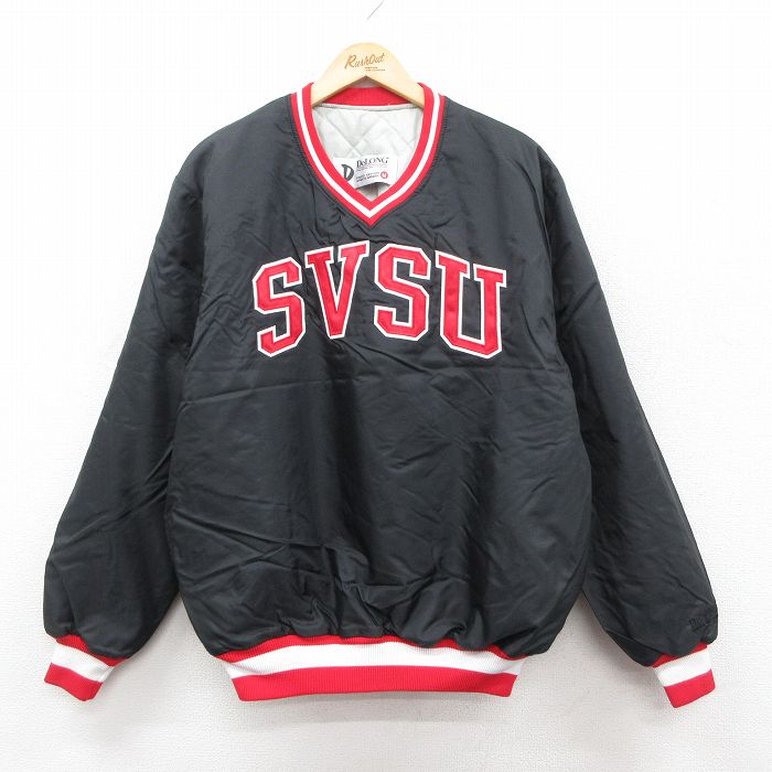 デロング 90s 長袖ナイロンジャケット SVSU ブラック L | 古着
