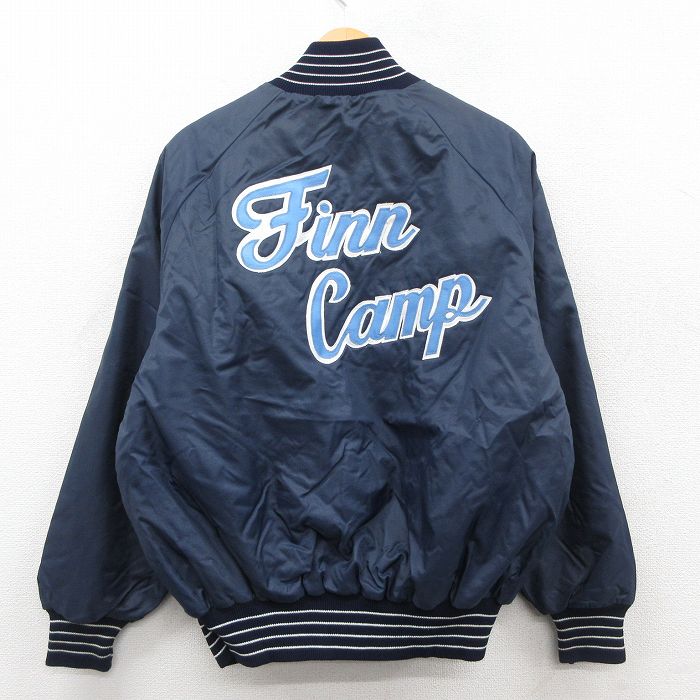 デロング 90s ラグランナイロンジャケット Finn Camp ネイビー L | 古着