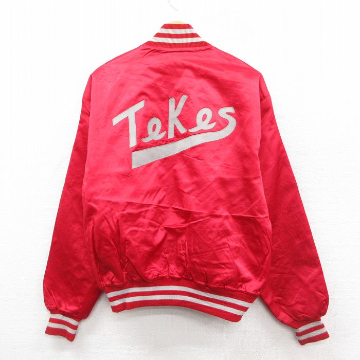 デロング 90s ナイロンジャケット Tekes レッド L | 古着