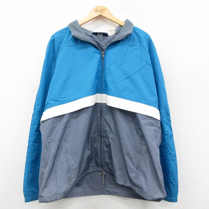 ウールリッチ 90s ラグランナイロンジャケット 内側メッシュ グレー XL | 古着