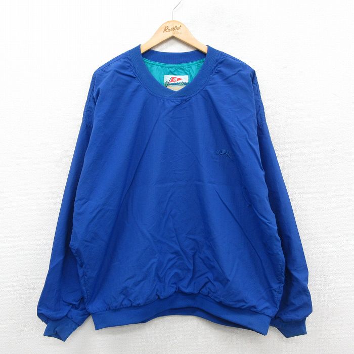 90s ナイロンジャケット ブルー XL | 古着