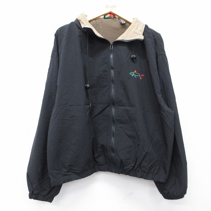 【20%OFF】グレッグノーマン 長袖ナイロンジャケット DOLE ブラック XL | 古着