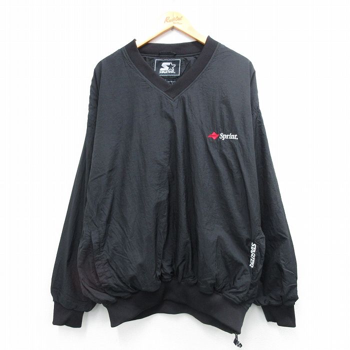 【20%OFF】スターター 00s ナイロンジャケット Sprint ブラック XL | 古着