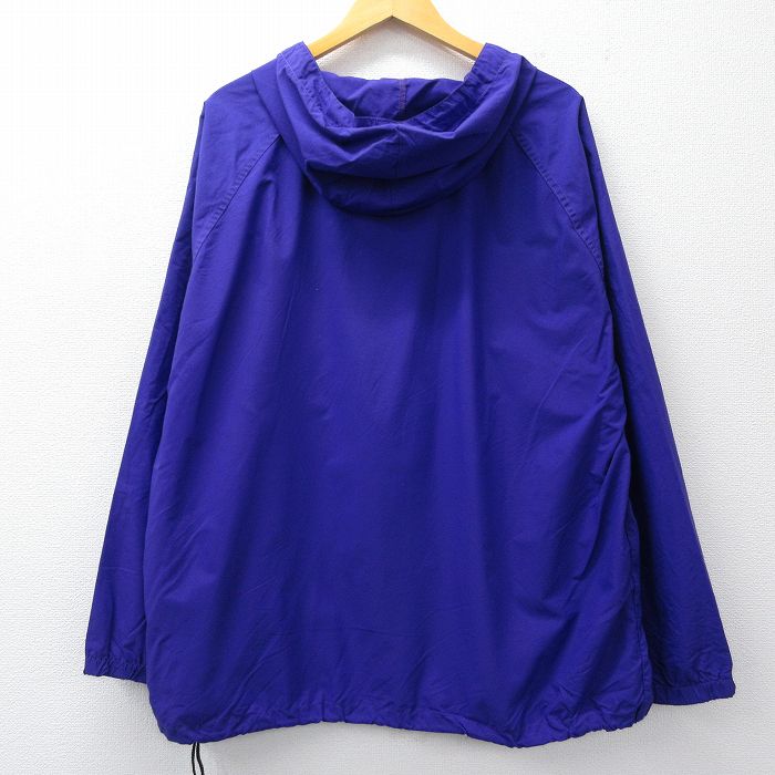古着通販 XL☆古着 長袖 ハーフジップ ナイロン ジャケット アノラック