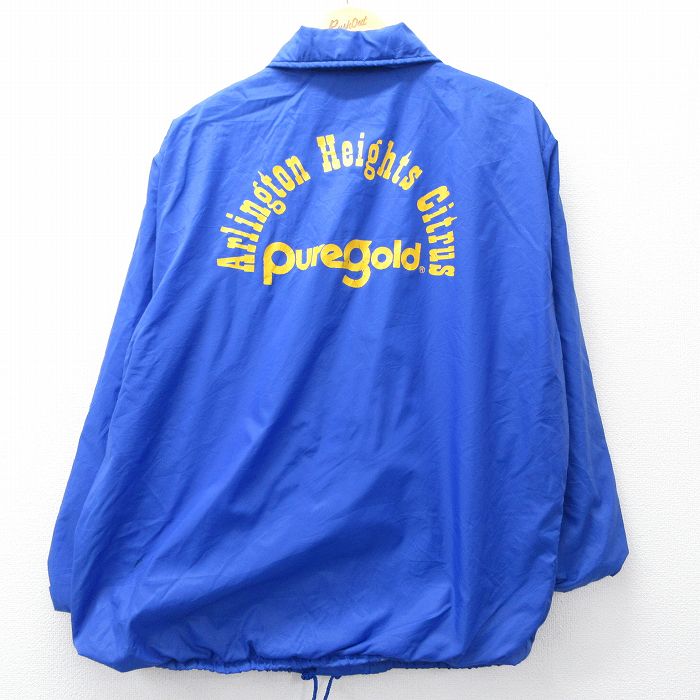 ヒルトン 90s ナイロンジャケット Pure gold ブルー L | 古着