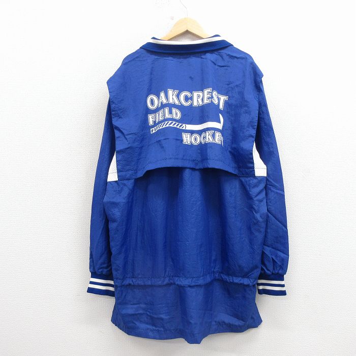 フィールドホッケー 80s ハーフジップナイロンアノラックジャケット ブルー XL | 古着