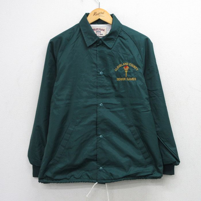 90s ナイロンジャケット CLEVELAND グリーン M | 古着