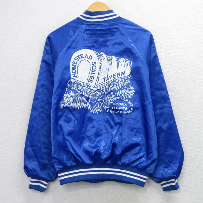 ナイロンジャケット HOMESTEAD ブルー XL | 古着