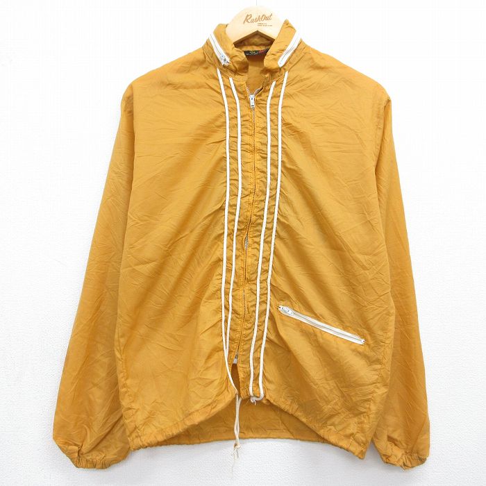 70s ナイロンジャケット シカ オレンジ S | 古着