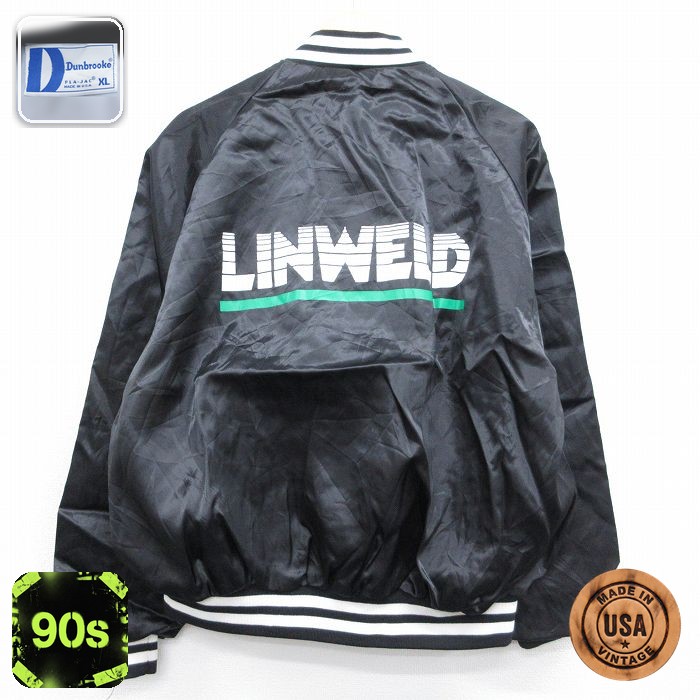 Dunbrooke 90s ラグランジャケット LINWELD ブラック メンズXL相当 | 古着