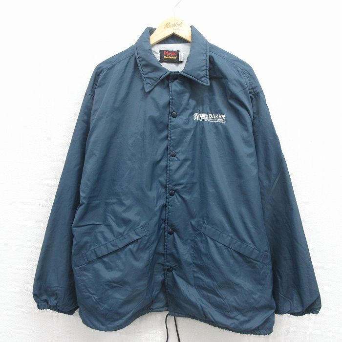 Dunbrooke 80s ナイロンジャケット BAKER ネイビー XL | 古着