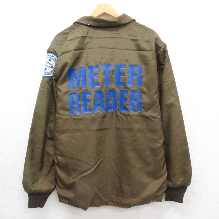 ナイロンジャケット METER READER ブラウン メンズL相当 | 古着