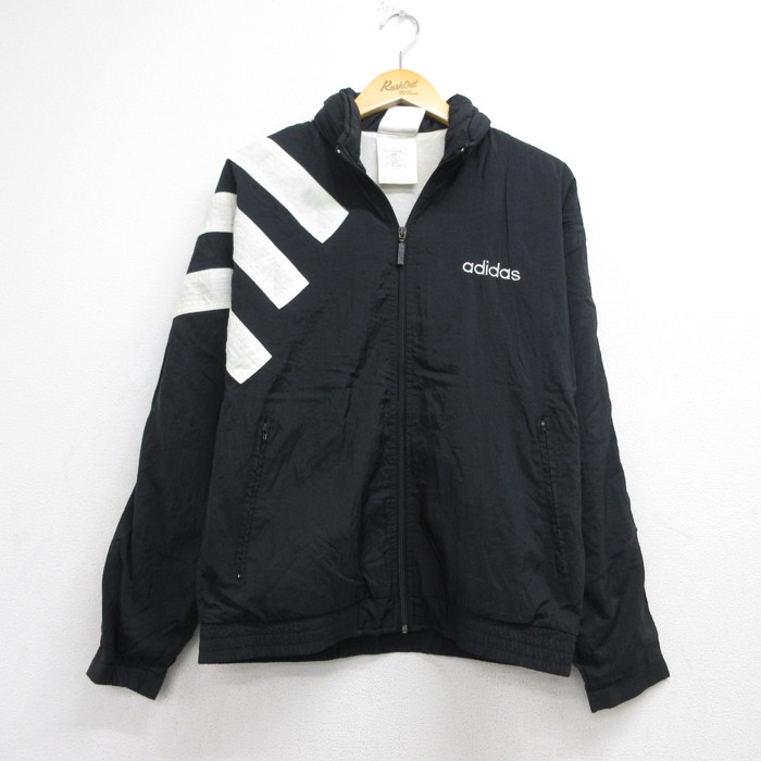 古着通販 M☆古着 アディダス adidas 長袖 ナイロン ジャケット メンズ
