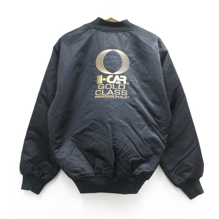 GAME Sportswear 90s ナイロンジャケット ししゅう I-CAR キルティング ブラック メンズXL相当 | 古着