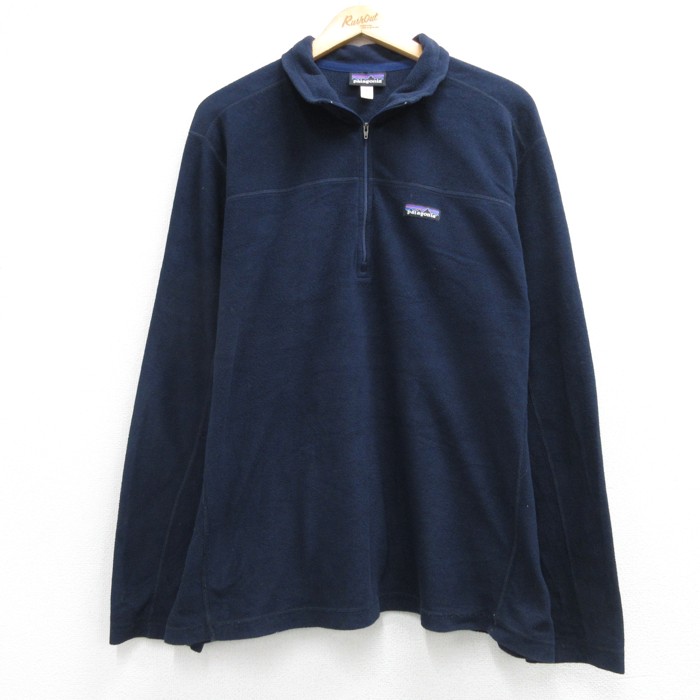 patagonia（パタゴニア）のハーフジップダウンジャケット　XSサイズ　紺 古着通販 XL☆古着 パタゴニア patagonia 長袖 ジャケット ハーフ