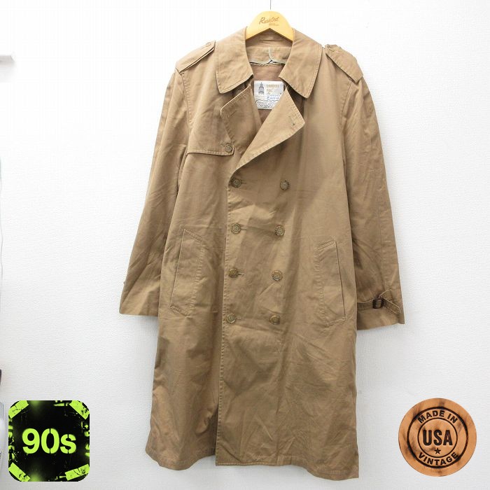 ロンドンフォグ 90s トレンチコート 内側ブランケット ブラウン L | 古着