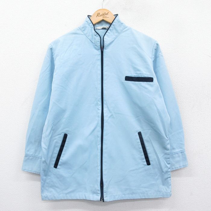 【50%OFF】L★古着 Kマート 長袖 ジャケット メンズ 70年代 70s 薄紺 ネイビー 25jan14 中古 アウター ジャンパー ブルゾン