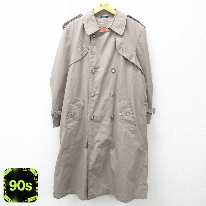 タウンクラフト 90s トレンチコート カーキ XL | 古着