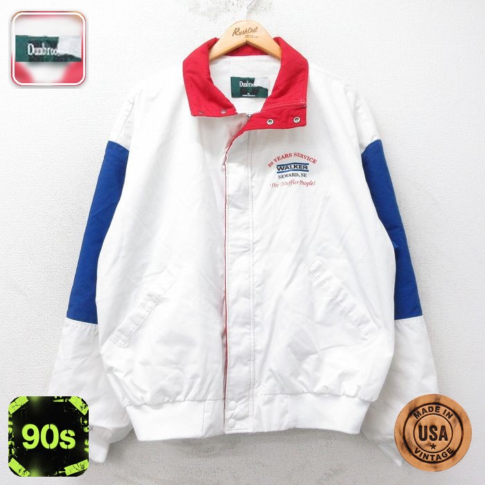 【50%OFF】Dunbrooke 90s 長袖ジャケット WALKER ホワイト XL | 古着
