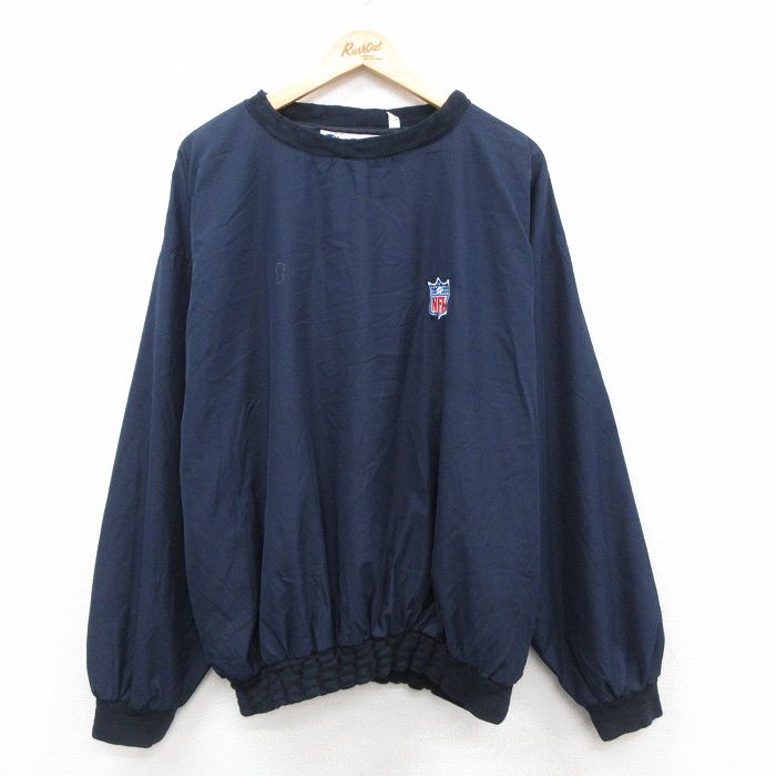チャンピオン 90s 長袖ジャケット NFL ネイビー XL | 古着