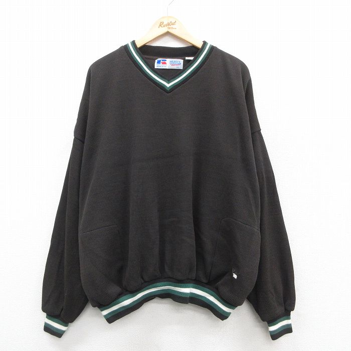 【50%OFF】ラッセル 00s 長袖ジャケット ブラック XL | 古着