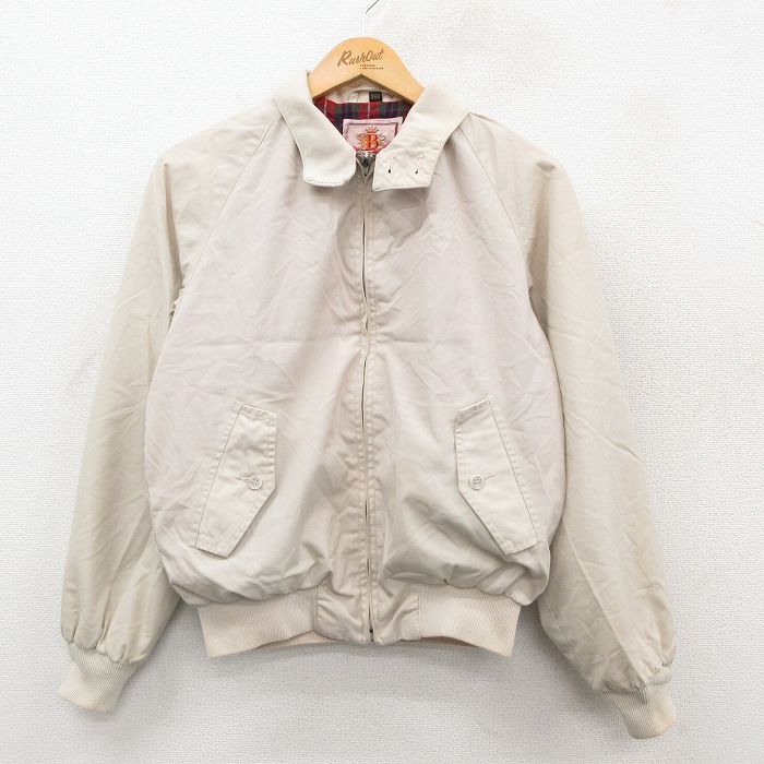 M★古着 バンヒューセン 長袖 ジャケット スイングトップ メンズ 80年代 80s ラグラン ベージュ カーキ 【spe】 25oct22 中古 アウター ジャンパー ブルゾン