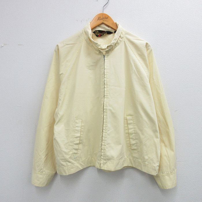 シアーズ 80s ラグランジャケット イエロー XL | 古着