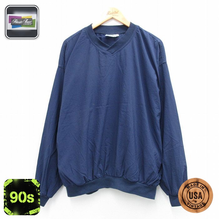 90s ジャケット Private ネイビー XL | 古着