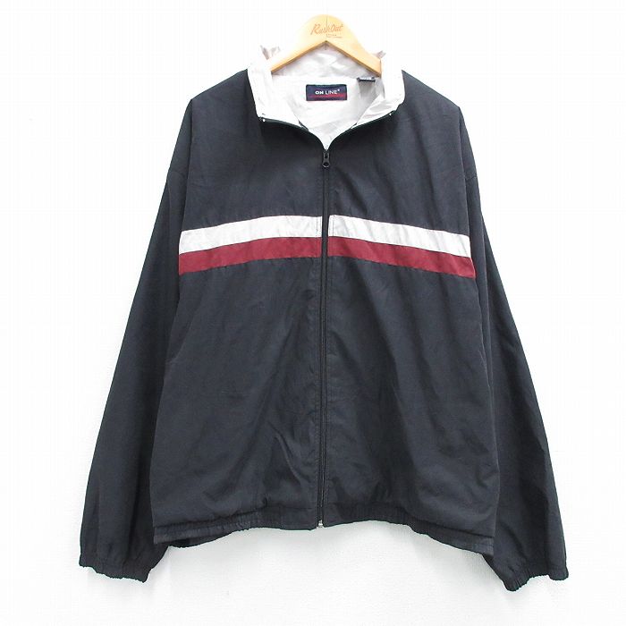 90s 長袖ジャケット ブラック XL | 古着
