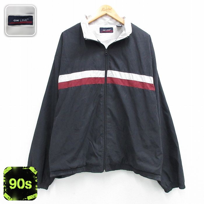 90s 長袖ジャケット ブラック XL | 古着