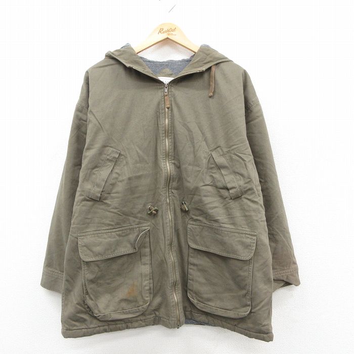 ベーシックエディションズ 90s 長袖パーカー グリーン L | 古着
