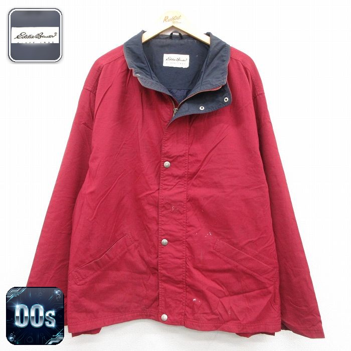 【50%OFF】エディーバウアー 00s ジャケット レッド XL | 古着