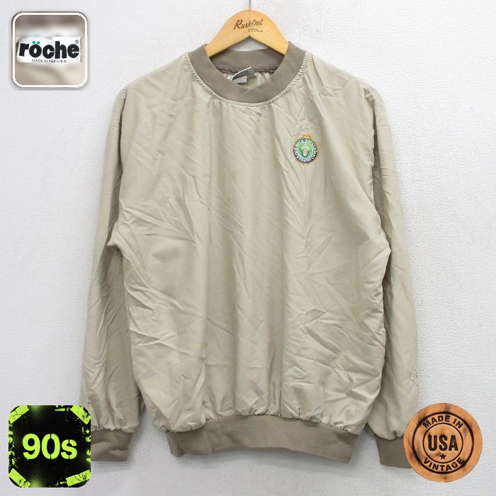 【50%OFF】ゴルフ 90s 長袖ジャケット ベージュ XL | 古着