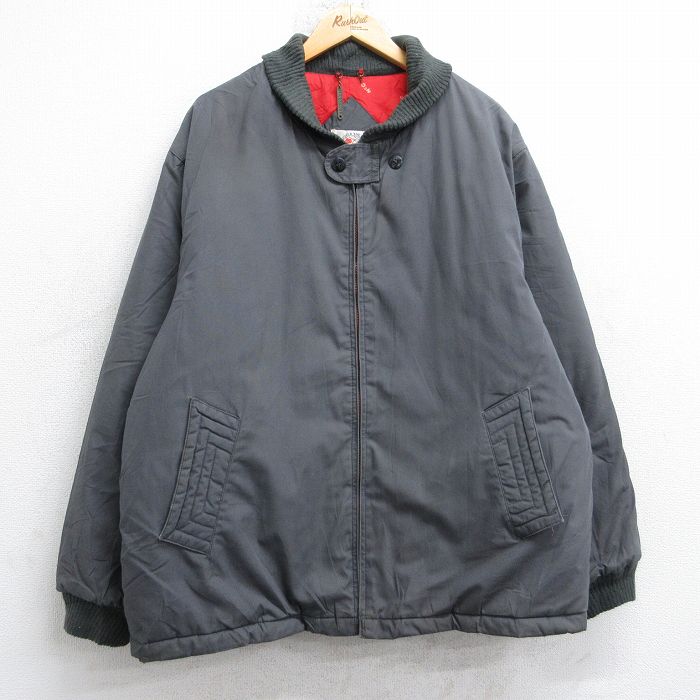 XL★古着 マックレガー 長袖 ジャケット メンズ 90年代 90s ショールカラー 濃グレー 26jan13
