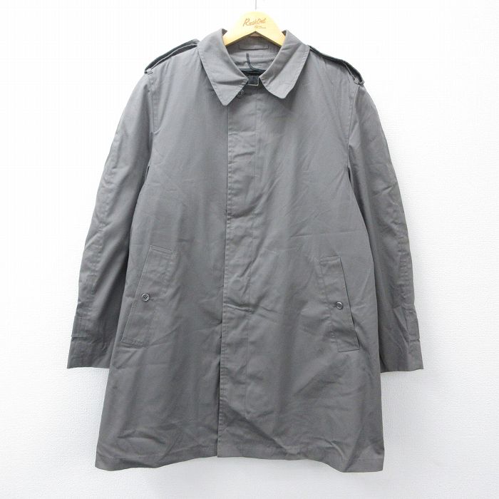 XL★古着 ロンドンフォグ 長袖 コート メンズ 90年代 90s シンサレート ロング丈 USA製 グレー 26jan15