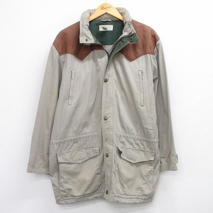 バナナリパブリック 90s ジャケット レザー使用 ベージュ XL | 古着