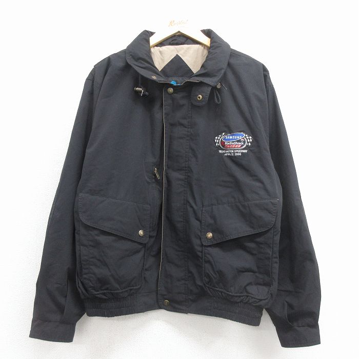 XL★古着 長袖 ジャケット メンズ 00年代 00s SUMSUNG 黒 26jan24