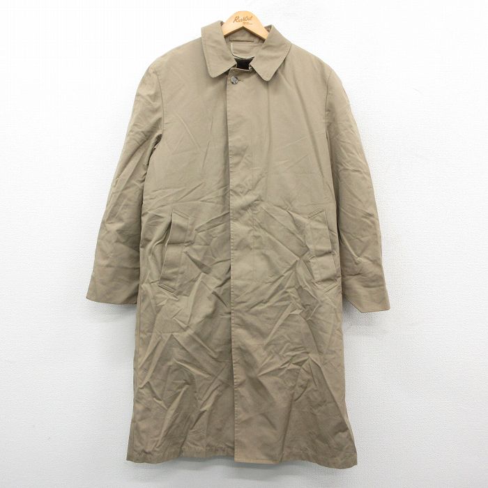 ロンドンフォグ 90s ステンカラーコート 内側ボア ベージュ L | 古着