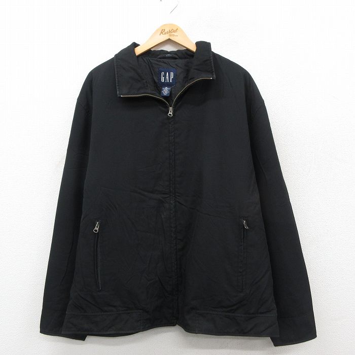 XL★古着 ギャップ GAP 長袖 ジャケット メンズ 00年代 00s 大きいサイズ 黒 26jan30