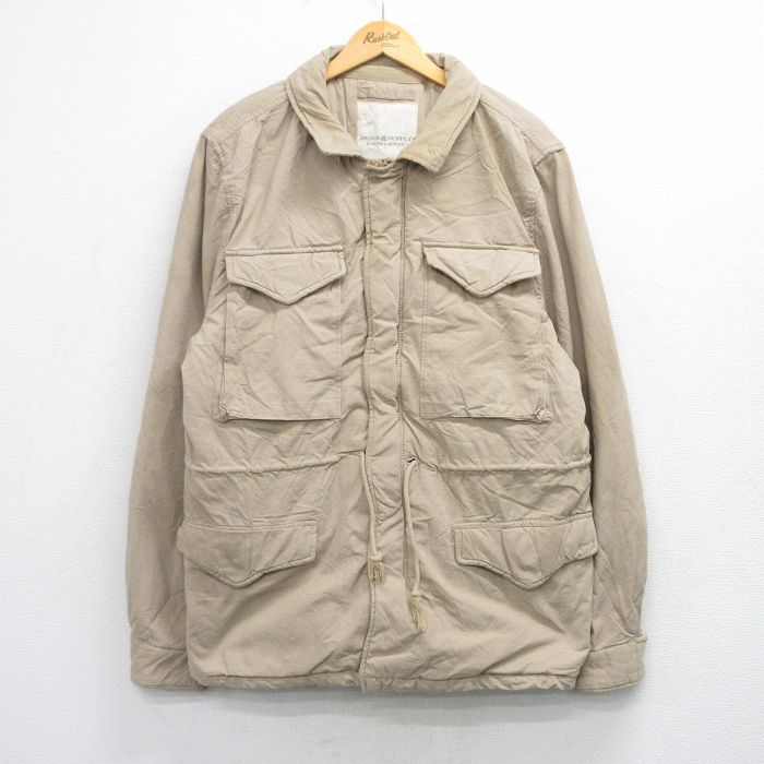 【20%OFF】ラルフローレン ミリタリージャケット ベージュ XL | 古着
