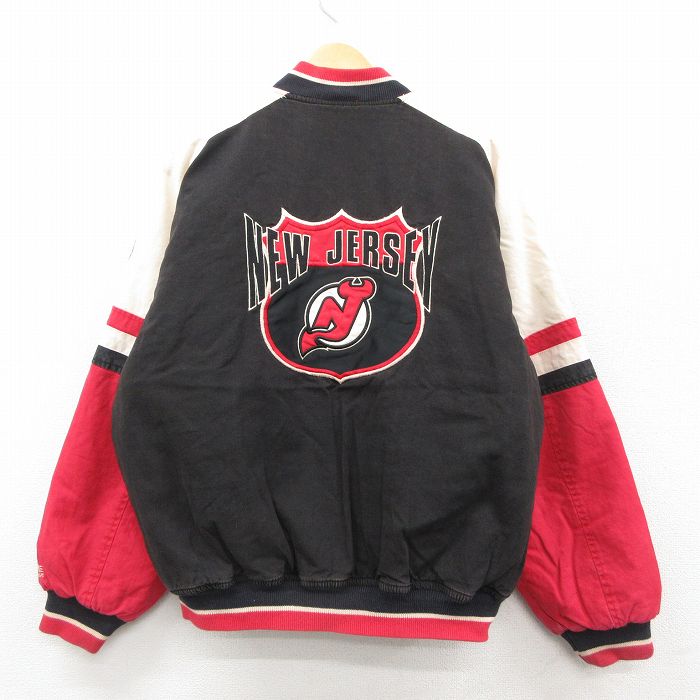 【20%OFF】00s 長袖ジャケット NHL ニュージャージーデビルズ レッド XL | 古着