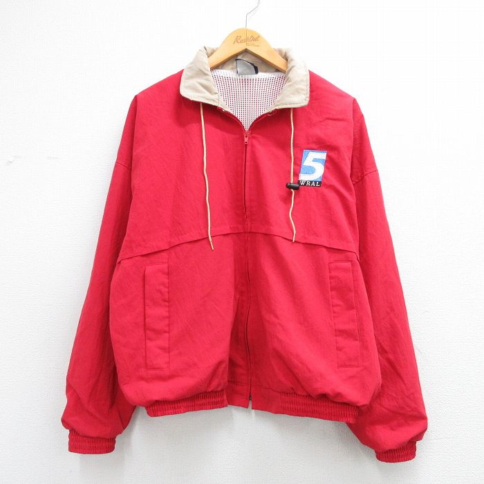 【20%OFF】ヒルトン 90s ジャケット WRAL レッド XL | 古着