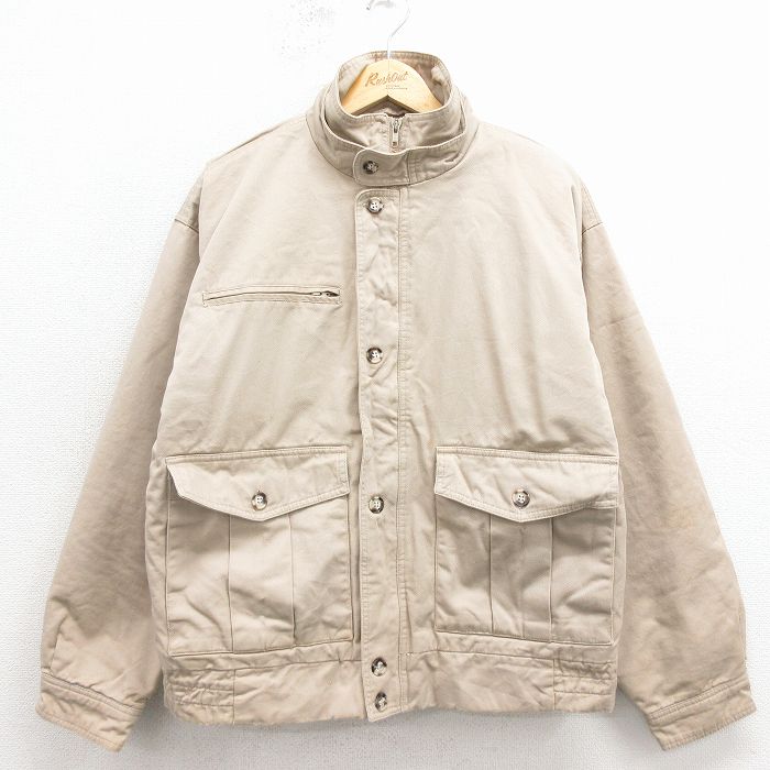【20%OFF】IZOD 90s 長袖ジャケット ベージュ XL | 古着
