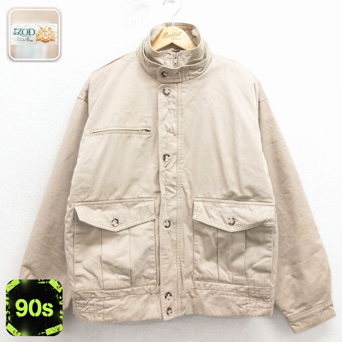 IZOD 90s 長袖ジャケット ベージュ XL | 古着